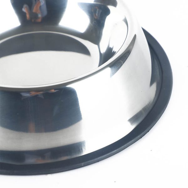 Stainless Steel Dog And Cat Food Water Bowl Large Small Puppy Feeder Feeding Bowls Non Slip Pet Bowl (3)